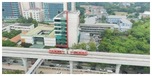 Jakpro Lakukan Uji Coba LRT Jakarta Fase 1B (Sumber: Dok HumasJjakpro)