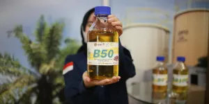 Bahan bakar biodiesel 50 persen atau BBM B50. (Sumber: esdm.go.id)