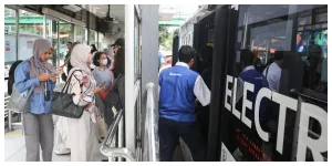 Pengalihan Halte Manggarai ke Temporer 1 dan 2 (Sumber: beritajakarta.id)