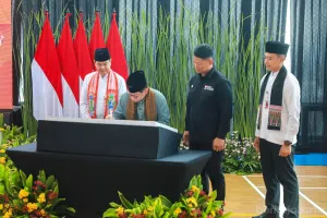 Gubernur DKI Jakarta, Pramono Anung meresmikan gedung Dinas Pemuda dan Olahraga (Dispora) Provinsi DKI Jakarta yang terletak di Jakarta Timur, Jumat (8/5). (Sumber: beritajakarta.id | Foto: beritajakarta.id)