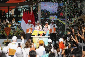 Bagian dari rangkaian HUT ke-499 Kota Jakarta, Pemprov DKI Jakarta meresmikan Deklarasi Gerakan Pilah Sampah di kawasan Jalan HR Rasuna Said, Jakarta Selatan, pada Minggu, 10 Mei 2026. (Sumber: Beritajakarta.id | Foto: Beritajakarta.id)