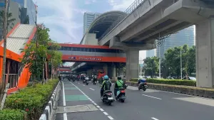 CFD Rasuna Said, Jakarta Selatan. (Sumber: korlantas.polri.go.id)