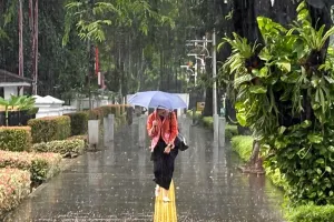 Informasi seputar prediksi cuaca di DKI Jakarta pada Selasa, 12 Mei 2026. (Sumber: Beritajakarta.id | Foto: Beritajakarta.id)