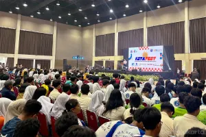 Sebanyak 2.000 pelajar dari berbagai wilayah di Jakarta antusias mengikuti kegiatan Jakarta Road Safety Festival 2026. (Sumber: beritajakarta.id | Foto: beritajakarta.id)