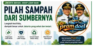 Gerakan Pilah Sampah dari Sumbernya (Sumber: Instagram @pram.doel)