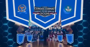 Ramai di media sosial, viral dari polemik Lomba Cerdas Cermat (LCC) Empat Pilar MPR RI 2026 tingkat Provinsi Kalimantan Barat berlangsung pada Sabtu, 9 Mei 2026 (Sumber: YouTube MPRGOID | Foto: YouTube MPRGOID)