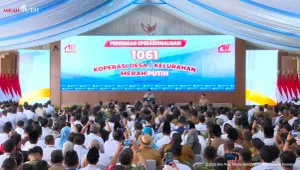Presiden Prabowo Subianto resmjkan 1.061 Koperasi Desa Merah Putih pada Sabtu, 16 Mei 2026. (Sumber: YouTube Sekretariat Negara | Foto: YouTube Sekretariat Negara)