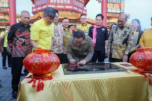 Kelenteng Tian Fu Gong di PIK2, Jakarta Utara. (Sumber: m.beritajakarta.id)