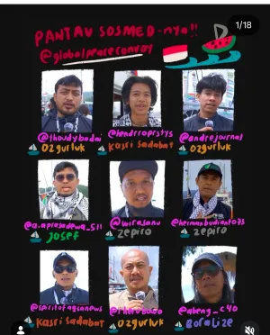Jurnalis hingga aktivis misi kemanusiaan Global Peace Convoy Indonesia diculik Israel pada Senin, 18 Mei 2026 (Sumber: Instagram @chikafawzi | Foto: Instagram @chikafawzi)