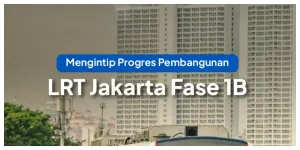 Progres Pembangunan LRT Jakarta Fase 1B (Sumber: Instagram @jsclab)