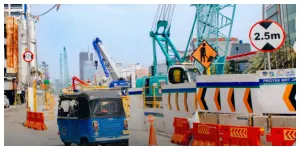 Imbauan Rekayasa Lalu Lintas di Sekitar Proyek Pembangunan MRT Jakarta Fase 2A CP202 (Sumber: Instagram @mrtjkt)