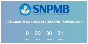 LINK Pengumuman Hasil UTBK SNBT 2026 (Sumber: pengumuman-snbt.snpmb.id)