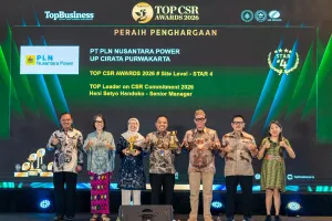 PT PLN Nusantara Power Unit Pembangkitan Cirata Kembali Boyong Penghargaan Bergengsi TOP CSR Awards 2026