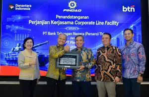 BTN menyalurkan fasilitas pembiayaan Rp1,5 triliun kepada Pindad untuk mendukung proyek strategis dan industri pertahanan.