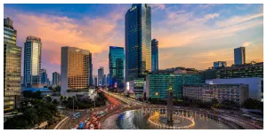 Ilustrasi. Suasana DKI Jakarta (Sumber: Generative AI)