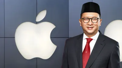 Menteri Investasi Rosan Roeslani, Logo Apple