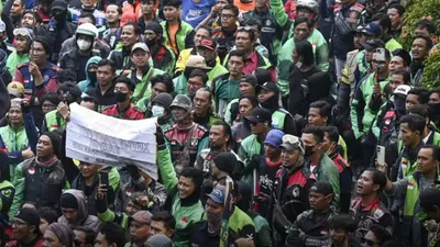 Ilustrasi. Demo Ojol Hari Ini 20 Mei 2025, Desak Prabowo Segera Tepati Janji saat Pilpres