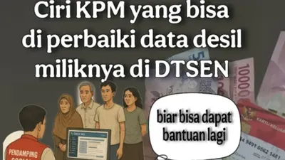 Ilustrasi.Adapun kelompok masyarakat yang termasuk dalam kategori Non Prioritas, berdasarkan pada DTSEN ditempatkan dalam Desil VI hingga X. 