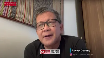 Pengamat politik, Rocky Gerung 