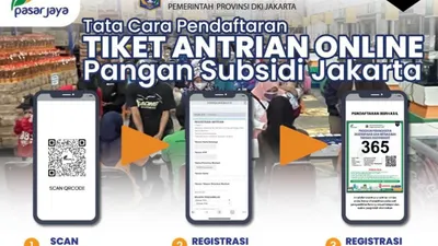 Link dan Cara Daftar Nomor Antrian OTS KJP Plus, Tebus Sembako dengan Harga Murah
