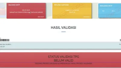 Pada Info GTK terlihat ada pembaruan terkait proses validasi nomor rekening bagi penerima Tunjangan Profesi Guru (TPG).