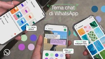 Ini Cara Ganti Tema Chat WhatsApp Android dan iPhone Buat Warga RI, Ada Wallpaper Baru Juga!