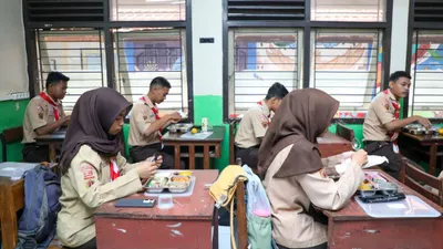 Illustrasi. Update penyaluran program makan bergizi gratis atau MBG