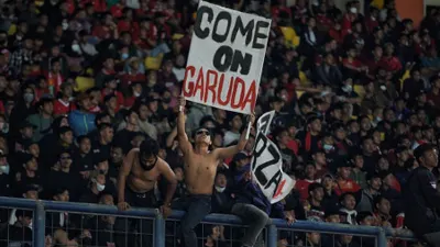 Suporter Timnas Indonesia.
