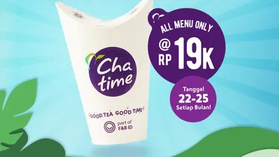 Promo Chatime Eco Day adalah kesempatan emas untuk menikmati semua menu Chatime hanya dengan Rp19.000.