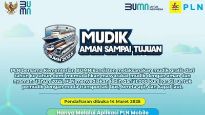 Cara Daftar Mudik Gratis PLN 2025, Lengkap dengan Syarat Pendaftaran dan Jadwal Keberangkatan