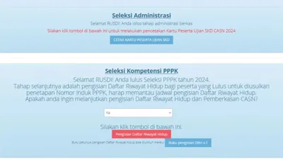 Illustrasi. Simak informasi terkait cara pengisian Daftar Riwayat Hidup (DRH) PPPK 2024 tahap 1 melalui Portal SSCASN.