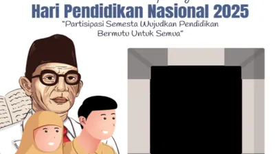 15 Link Twibbon Hardiknas 2025 Desain Terbaru: Berisi Kata-kata Semangat Pendidikan