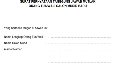 Link download SPTJM untuk SPMB Jakarta 2025. 