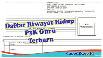 Simak sebelum terlambat! Daftar Riwayat Hidup (DRH) PPPK, Ini Dokumen dan Berkas yang Diperlukan!