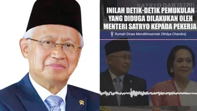 Viral rekaman suara Mendiktisaintek Satryo Soemantri Brodjonegoro yang diduga memaki dan memukul pegawainya karena alasan sepele.