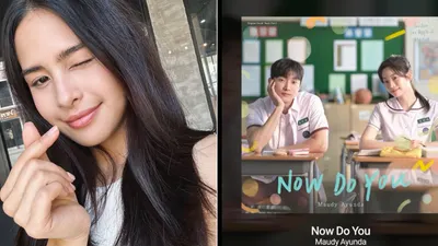 Illustrasi. Maudy Ayunda Isi Soundtrack Film Korea You Are the Apple of My Eye dari Dahyun Twice dan Jinyoung 