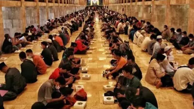 Masjid Istiqlal Jakarta Sajikan Ribuan Kotak Makanan Gratis untuk Buka Puasa dan Sahur Selama Ramadan