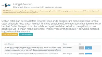 Catat! Inilah 9 Dokumen yang Wajib Diunggah saat Mengisi DRH NI PPPK 2024 Tahap 1