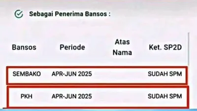 Update Bansos PKH dan BPNT Akhir Mei 2025: Status Pencairan di SIKS-NG dan Pencairan Bantuan Baru