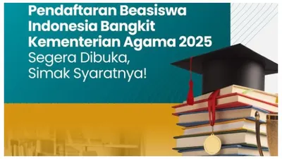 Pendaftaran Beasiswa Indonesia Bangkit Kemenag 2025 Segera Dibuka