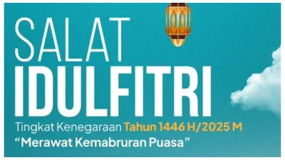 Jadwal Salat Idul Fitri di Masjid Istiqlal Jakarta 1 Syawal 1446 Hijriah