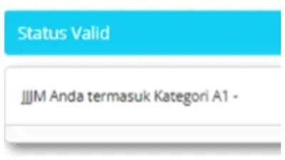 Arti Kode Kategori A1 hingga A5 pada Info GTK