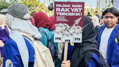 Mahasiswa Jakarta Lakukan Aksi Demo soal PPN 12 Persen