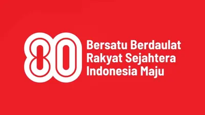 Logo HUT ke-80 RI jadi sorotan usai resmi diluncurkan oleh Presiden Prabowo Subianto pada Rabu 23 Juli 2025