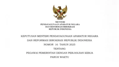 Baru Dirilis! Honorer Gagal Seleksi CPNS 2024 Bisa Jadi PPPK Paruh Waktu? Ini Hasil Keputusan MenpanRB No 16 Tahun 2025