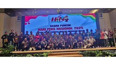 Puncak Peringatan Hari Pers Nasional (HPN) 2025 di Riau
