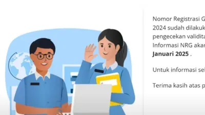 Illustrasi. info GTK bagi para guru yang NRGnya masih belum muncul