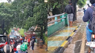 Hujan deras yang mengguyur pada Selasa, 4 Maret 2025, menyebabkan ribuan warga harus mengungsi ke lokasi yang lebih aman.