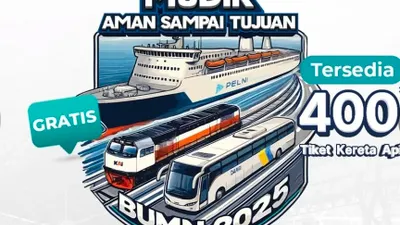 Info Mudik Gratis: PT KAI Buka Program Mudik Gratis 2025, Pendaftaran, Syarat dan Rute Klik di Sini