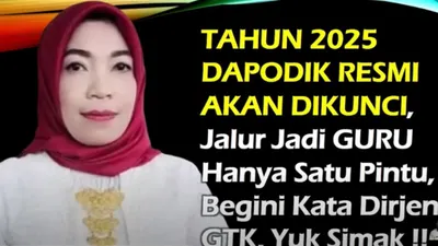 Nunuk Suryani mengatakan jika tahun 2025 ini hanya ada satu pintu atau satu jalur saja yang dapat masuk ke dalam Dapodik.
